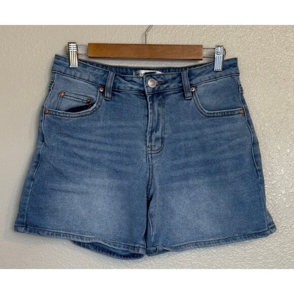 Madden‎ Girl Shorts Women 9 Blue Denim School Preppy Beach Outdoor Summer - Picture 1 of 7